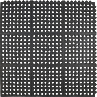 SunStep Грязесборный модульный 90х90 30-011 (черный)