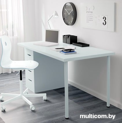 Письменный стол Ikea Линнмон/Алекс (белый) [192.472.28]