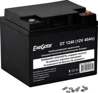 Аккумулятор для ИБП ExeGate DT 1240 (12В, 40 А·ч)