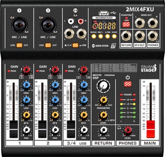 Микшерный пульт Italian Stage IS 2MIX4FXU