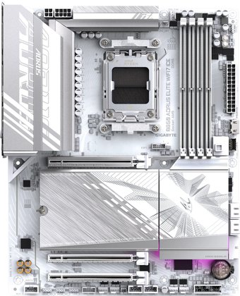 Материнская плата Gigabyte B850 Aorus Elite WiFi7 Ice (rev. 1.1)