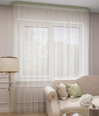Тюль Legrand Лайн 3x2.6 м (белый)