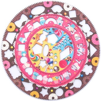 Трафарет WoodLand Toys Сладости. Спирограф для рисования 122106