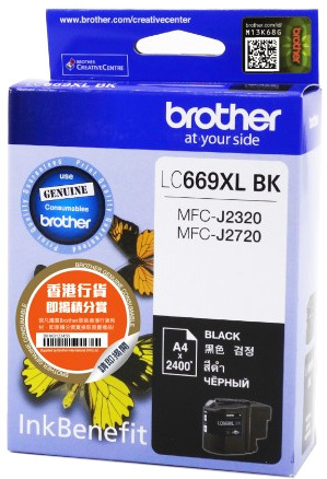 Картридж Brother LC669XLBK