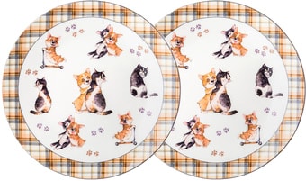 Набор обеденных тарелок Lefard Лучшие друзья 415-2182