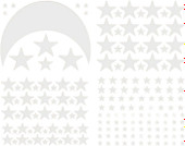 Наклейка на стену Sundays Home 640800096A (4шт)