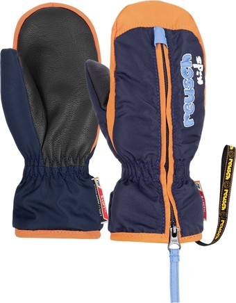 Варежки Reusch Ben Mitten 4685408-0425 (р. 0, dress blue/orange popsicle)