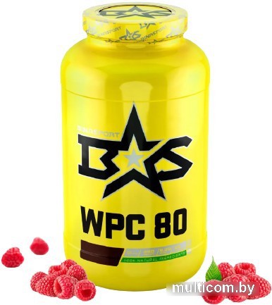 Протеин Binasport WPC 80 (2000г, малина)