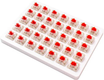 Набор переключателей Keychron Cherry MX RGB Switch Red (35 шт.)