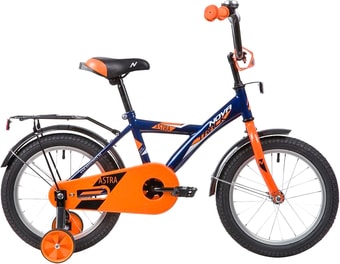 Детский велосипед Novatrack Astra 16 163ASTRA.BL20 (синий/оранжевый, 2020)