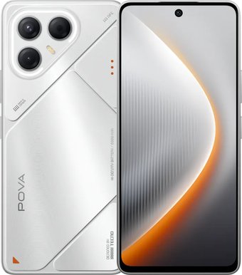 Телефон Tecno Pova 7 5G 8GB/128GB (волшебный серебристый)