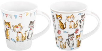 Набор кружек Elan Gallery Кошачья жизнь 880111