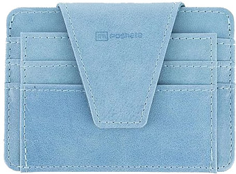 Портмоне Poshete 604-022K/NPK-BLU (голубой)