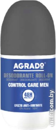 Антиперспирант шариковый Agrado Control Care Men 48h Protect с бисабололом (50 мл)