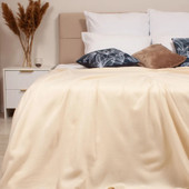Плед Casa Conforte London Basic 130x165 6155329 (бежевый)