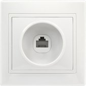 Розетка телефонная SmartBuy Венера SBE-01w-S1-PH