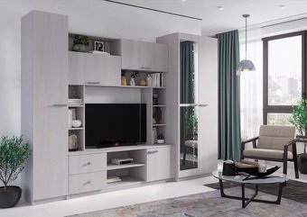 Стенка Стендмебель Марта-М (анкор светлый)