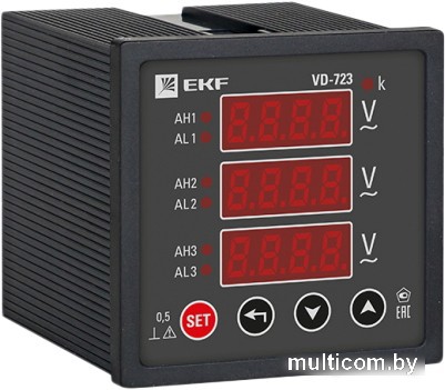 Вольтметр EKF PROxima VD-723