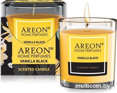 Ароматизированая свеча Areon Vanilla Black CR02 (120г)