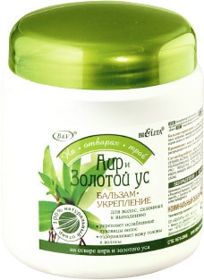 Косметика по уходу за волосами Belita Бальзам для волос Аир и золотой ус укрепление волос 450 мл