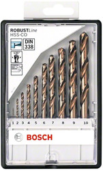 Набор оснастки Bosch 2607019925 10 предметов