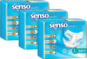 Подгузники для взрослых Senso Med Standart Plus L (3x30шт)