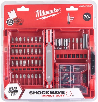 Набор бит Milwaukee 4932471587 (70 предметов)