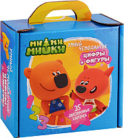 Развивающая игра Проф-Пресс Ми-Ми-Мишки. Умный чемоданчик. Цифры и фигуры