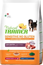 Сухой корм для собак Trainer Natural Sensitive No Gluten Medium&Maxi Adult с уткой 3 кг