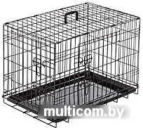 Переноска Duvo Plus Pet Kennel Small 780/480/DV (черный)