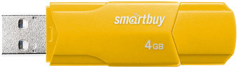 USB Flash SmartBuy Clue 4GB (желтый)