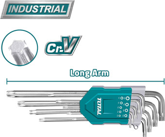 Набор ключей Total THT106392 (9 предметов)
