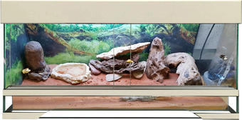 Террариум Hydroterra Tropicana (100л, белый)
