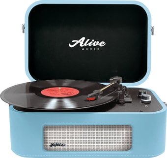 Виниловый проигрыватель Alive audio Stories (бирюзовый)