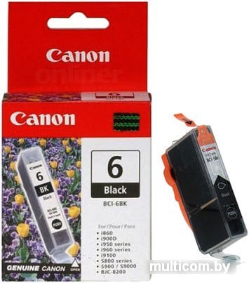 Картридж-чернильница (ПЗК) Canon BCI-6 Black