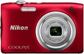 Фотоаппарат Nikon Coolpix A100 (красный)