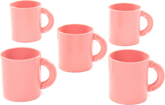 Набор кружек Полесье №1 73959 (5шт, пудровый)