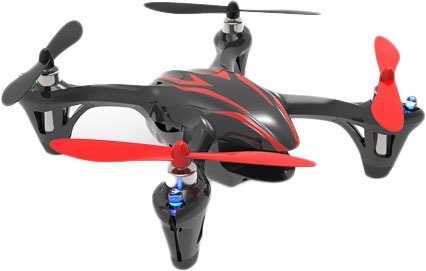 Квадрокоптер Hubsan X4 Cam HD H107C (черный/красный)
