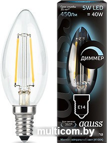 Светодиодная лампа Gauss E14 5 Вт 4100K 103801205-D