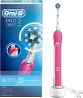 Электрическая зубная щетка Braun Oral-B Pro 2 2000 D501.513.2 (розовый)