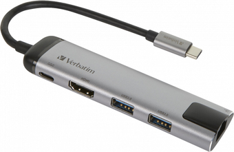 Док-станция Verbatim USB-C Multiport Hub 49141