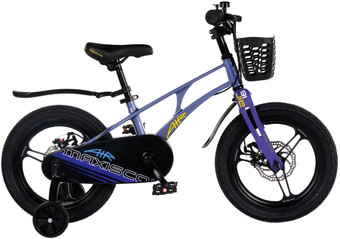 Детский велосипед Maxiscoo Air Pro 16 2024 (синий карбон)