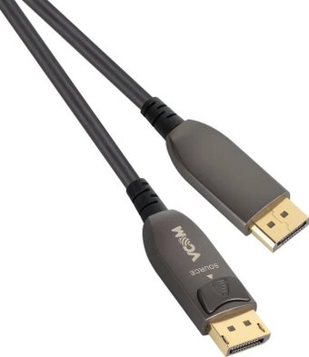 Кабель VCOM D3751-40M DisplayPort - DisplayPort (40 м, черный/коричневый)
