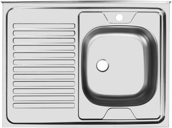Кухонная мойка Ukinox STD800.600-5C 0R (с сифоном)
