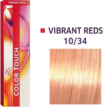 Оттеночная краска Wella Professionals Color Touch 10/34 яркий блонд золотисто-красный 60 мл