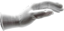 Текстильные перчатки Wurth White PU 0899401110