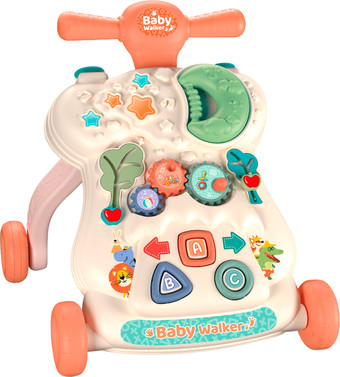 Каталка Labalu Busy Baby (персиковый)