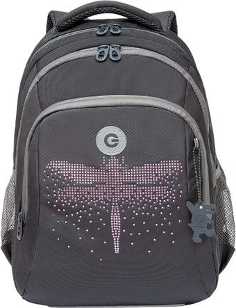 Школьный рюкзак Grizzly RG-461-1 (темно-серый)