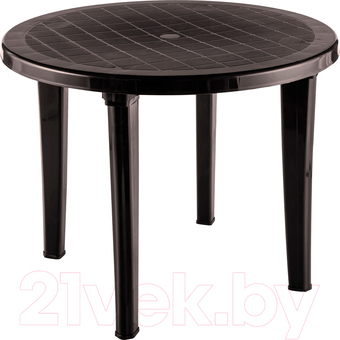 Стол Элластик-Пласт Элластик Круглый 95x95x74 (шоколадный)