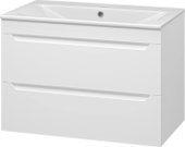 Misty Тумба под умывальник Бриз 80 П-Бри-09080-012Я+WB.FN/Breeze/80-C/WHT.G/S1